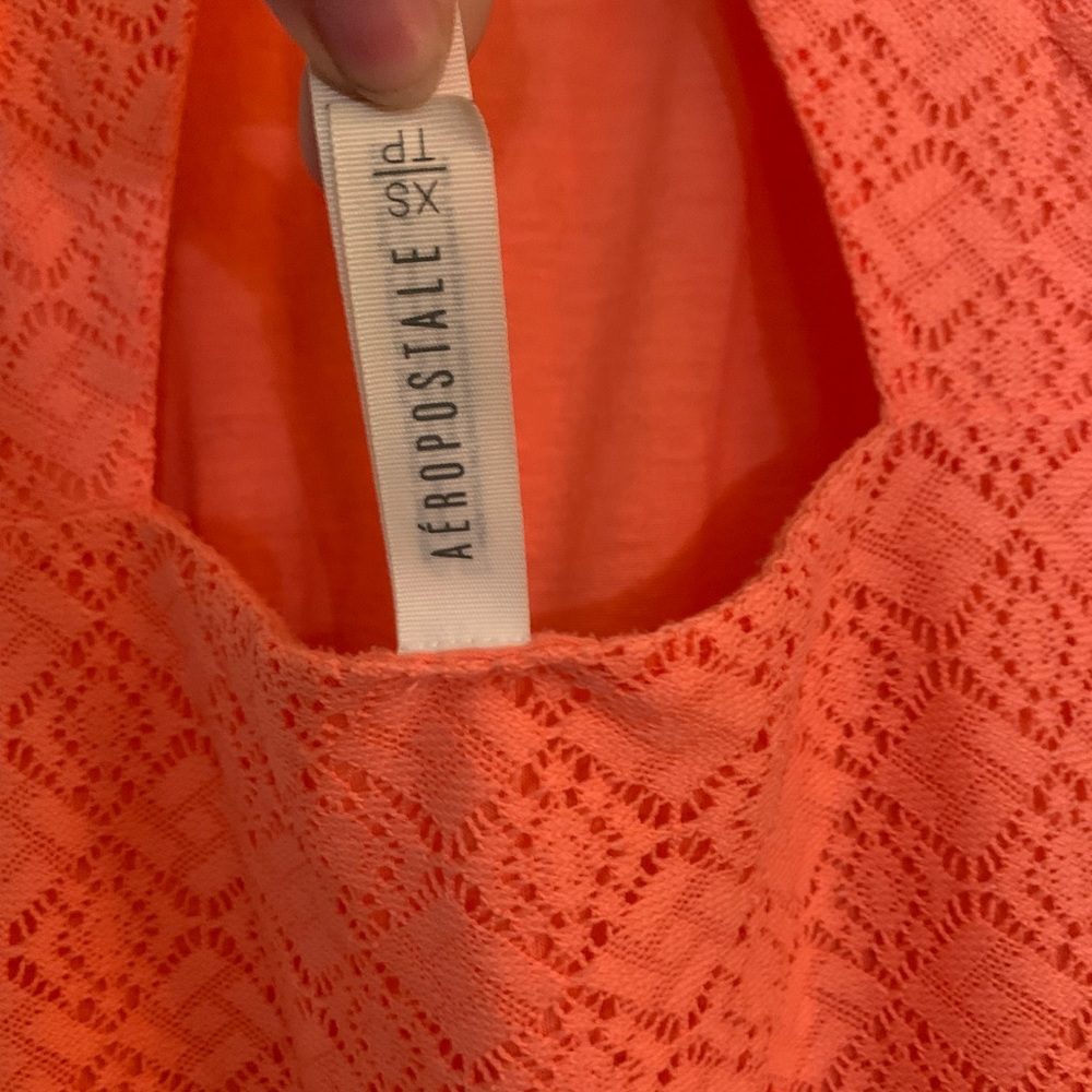 Aeropostale pink/salmon summer dress. Size: XS